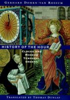 History of the hour : clocks and modern temporal orders /
