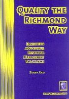 Quality the Richmond way : developing a successful behaviour management programme /