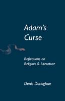 Adam's curse : reflections on religion and literature /