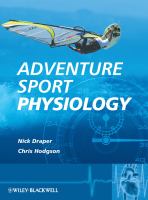 Adventure sport physiology /