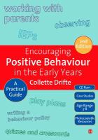 Encouraging positive behaviour in the early years a practical guide /