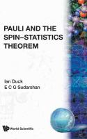Pauli and the spin-statistics theorem /