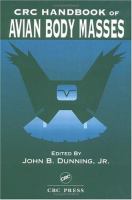CRC handbook of avian body masses /