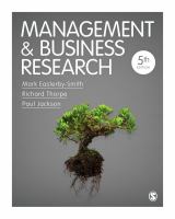 Management and business research /