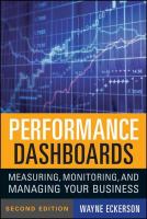 Performance dashboards measuring, monitoring, and managing your business /