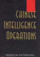 Chinese intelligence operations /