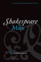 Shakespeare and Marx /