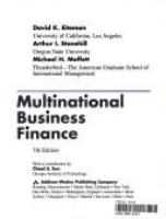 Multinational business finance /