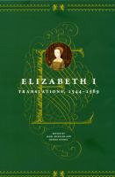 Elizabeth I : translations /