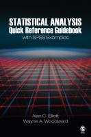 Statistical analysis quick reference guidebook : with SPSS examples /