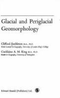 Glacial and periglacial geomorphology /