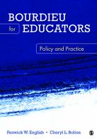 Bourdieu for educators : policy and practice /