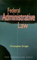 Federal administrative law /