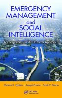 Emergency management and social intelligence : a comprehensive all-hazards approach /