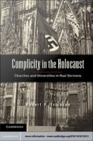 Complicity in the Holocaust churches and universities in Nazi Germany /