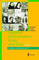 Applied mathematics, body and soul /