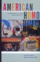 American homo : community and perversity /