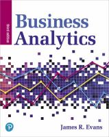 Business analytics : methods, models, and decisions /