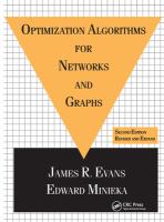 Optimization algorithms for networks and graphs.