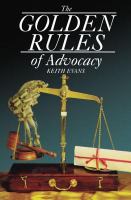 The golden rules of advocacy /