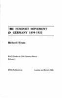 The Feminist Movement in Germany 1894-1933 /