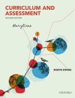 Curriculum and assessment : storylines /
