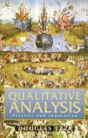 Qualitative analysis : practice and innovation /