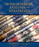 Bond markets, analysis, and strategies /