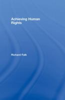 Achieving human rights /