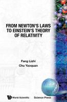 From Newton's laws to Einstein's theory of relativity /