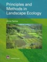 Principles and methods in landscape ecology /