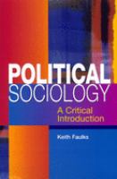 Political sociology : a critical introduction /