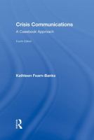 Crisis communications : a casebook approach /