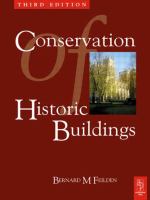 Conservation of historic buildings /