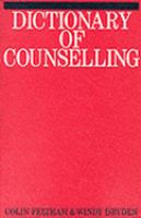 Dictionary of counselling /