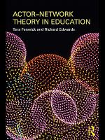 Actor-network theory in education
