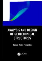Analysis and design of geotechnical structures /
