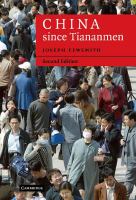 China since Tiananmen : from Deng Xiaoping to Hu Jintao /