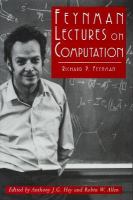 Feynman lectures on computation /