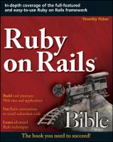 Ruby on Rails bible /