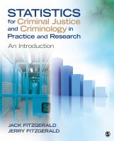 Statistics for criminal justice and criminology in practice and research an introduction /