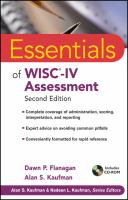 Essentials of WISC-IV assessment /