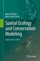 Spatial Ecology and Conservation Modeling Applications with R /