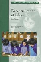 Decentralization of education : legal issues /