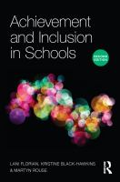 Achievement and inclusion in schools /