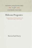 Hideous progenies : dramatizations of Frankenstein from Mary Shelley to the present /