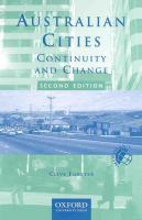 Australian cities : continuity and change /