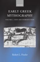 Early Greek mythography /