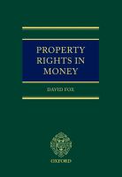 Property rights in money /