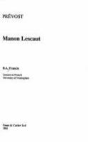 Prevost, Manon Lescaut /